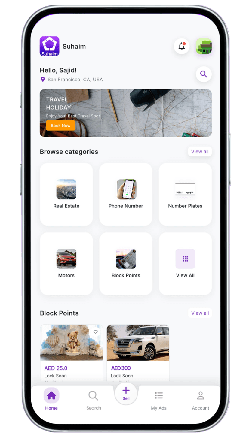 Suhaim location discovery